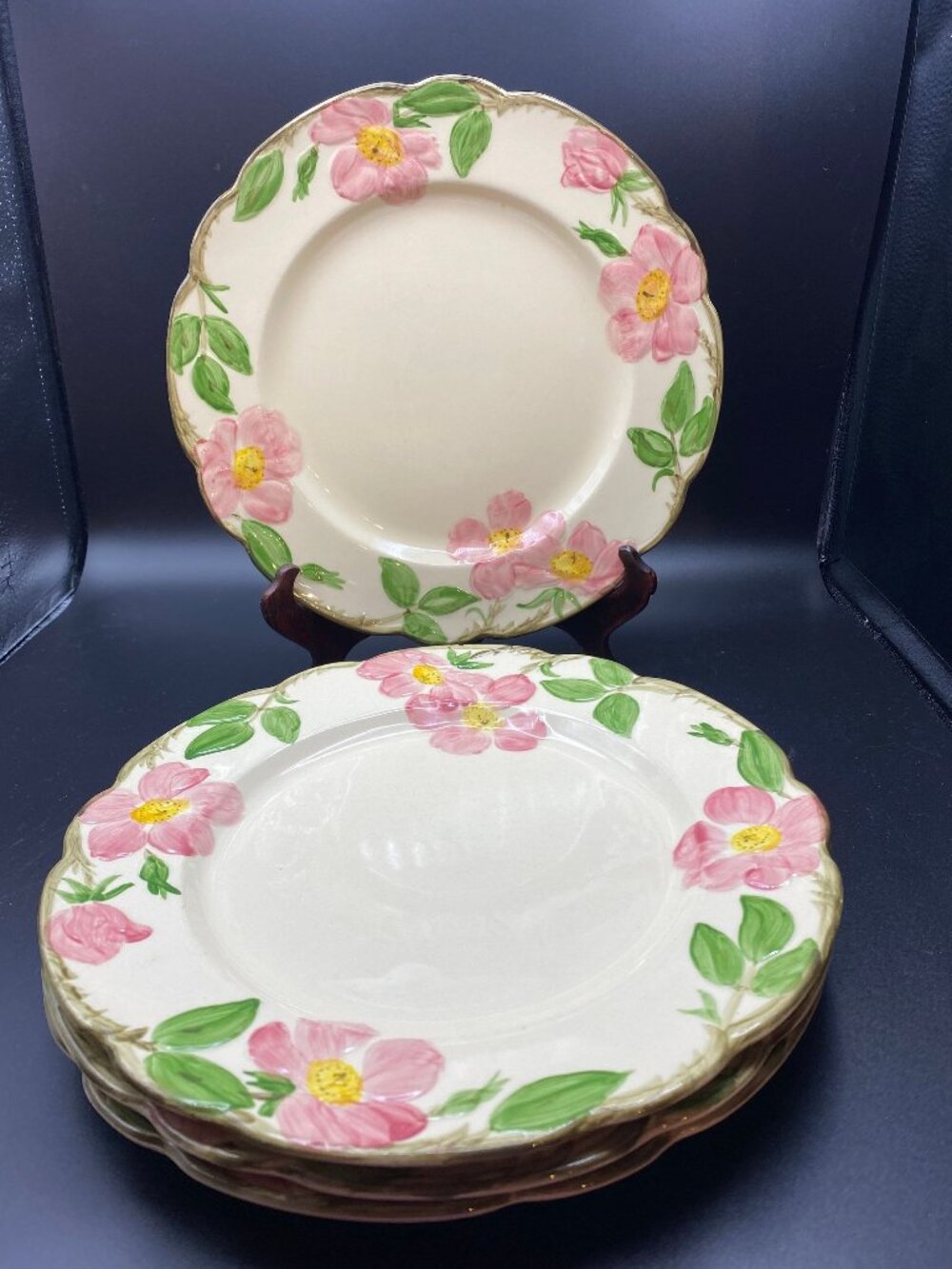 Desert Rose Dinner Plates USA Set of 4